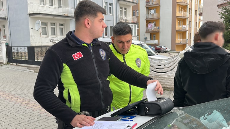 Kütahya'da polisten kaçan sürücü yakayı ele verdi