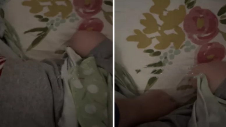 Bebek kamerasından garip bir ses duydu: Beşikte bulduğu şey karşısında şoke oldu