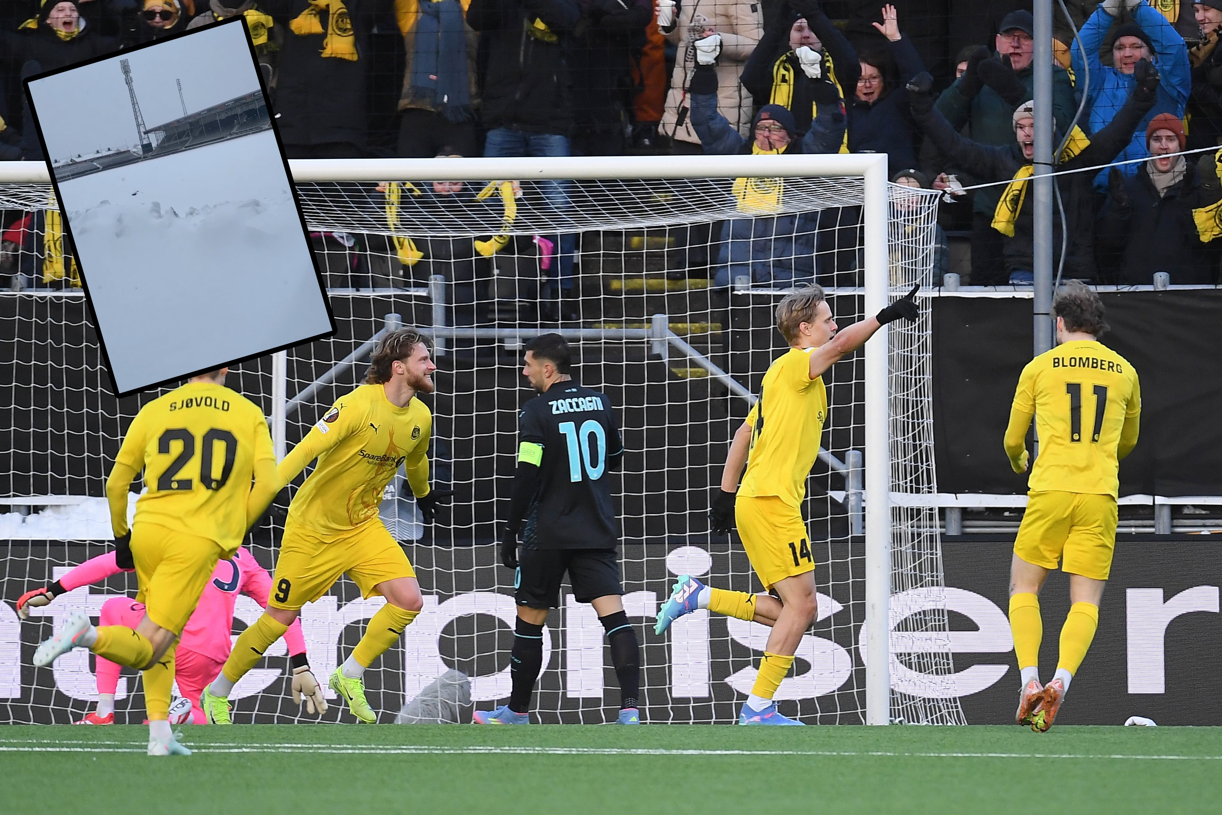 Karla kaplı zemin temizlendi, Bodo/Glimt sürpriz yaptı