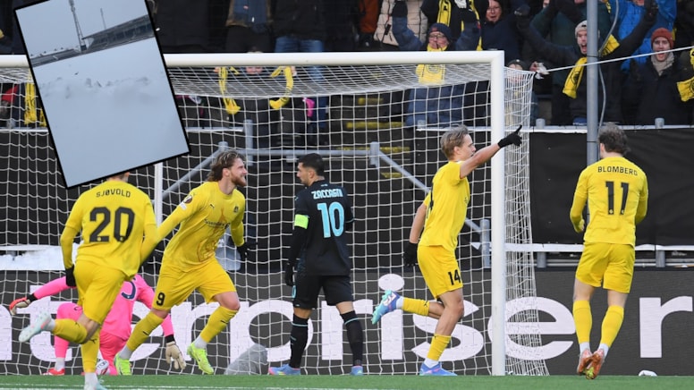 Karla kaplı zemin temizlendi, Bodo/Glimt sürpriz yaptı