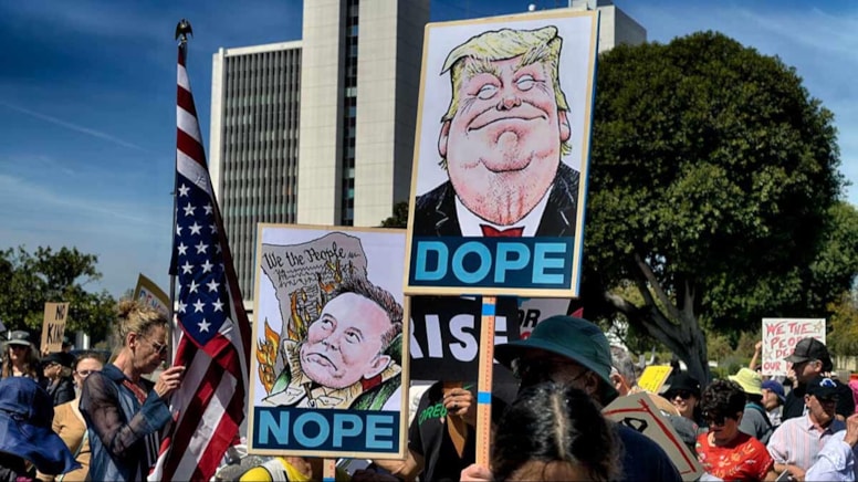 ABD karıştı: 50 Eyalet Trump'a ve Elon Musk'a karşı ayakta