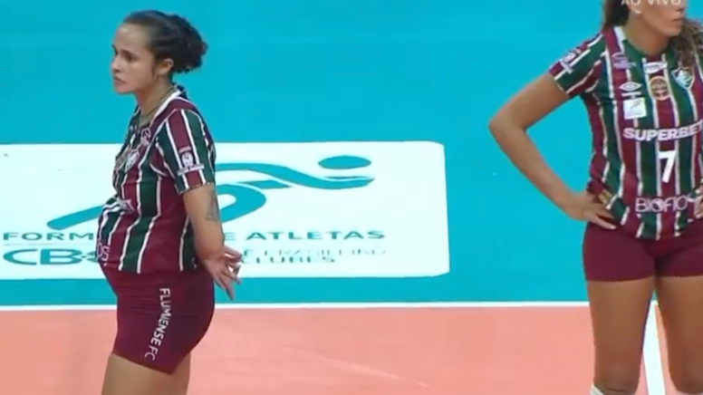 5 aylık hamileyken maça çıktı!