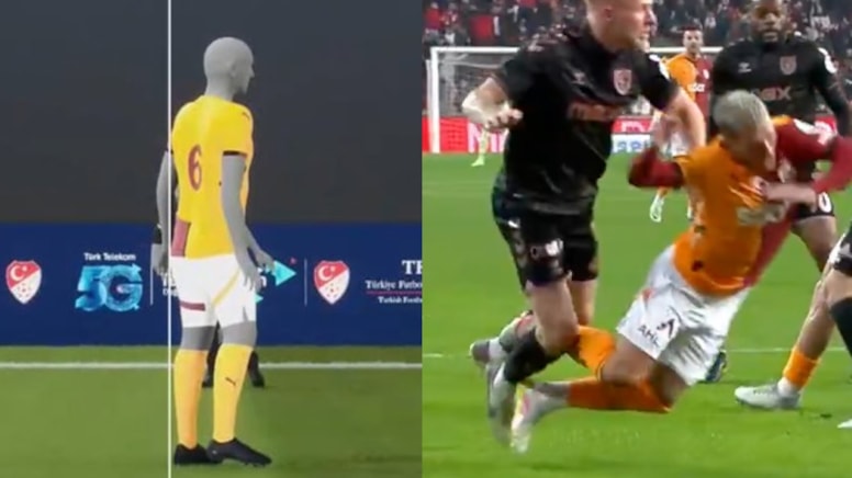 Samsunspor-Galatasaray maçına damga vuran 2 pozisyon