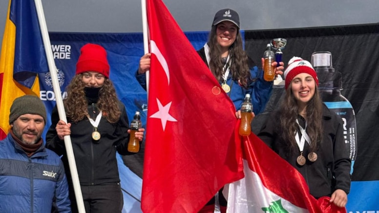 Milli kayakçı Ceren Reyhan Yıldırım, Yunanistan'da şampiyon