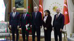 SON DAKİKA: 13 yıl sonra ilk temas: Erdoğan ile DEM Parti heyeti görüştü