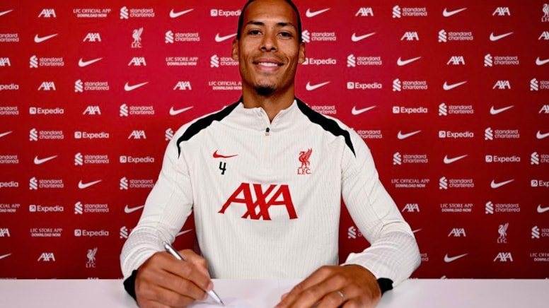 Virgil van Dijk imzayı attı