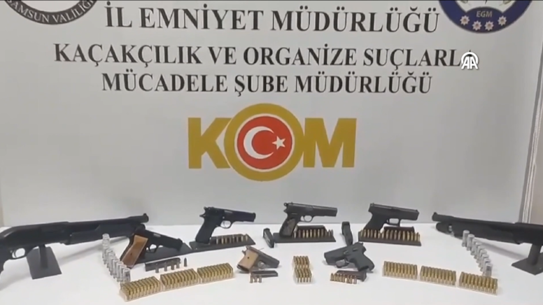 Kaçak silah ticareti operasyonunda 2 gözaltı