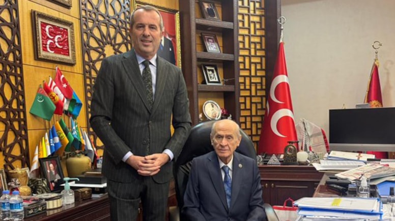 Saffet Sancaklı Devlet Bahçeli'yi ziyaret etti