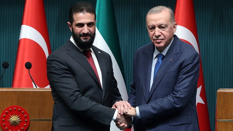 Erdoğan, Şaraa ile bir araya geldi