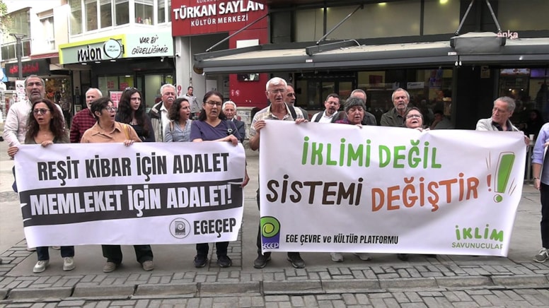 Çevre gönüllüleri Reşit Kibar için İzmir'den ses yükseltti