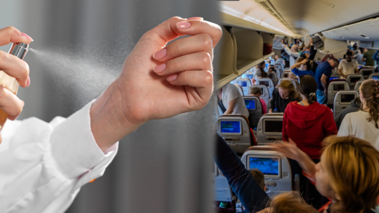 Parfümü asla uçakta sıkmayın! Masum gibi görünüyor ama değil