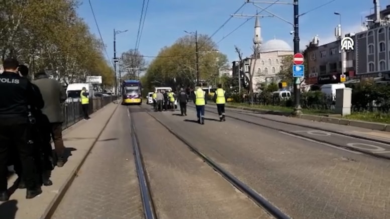 Fatih'te tramvay kazası! 1 kişi yaralandı