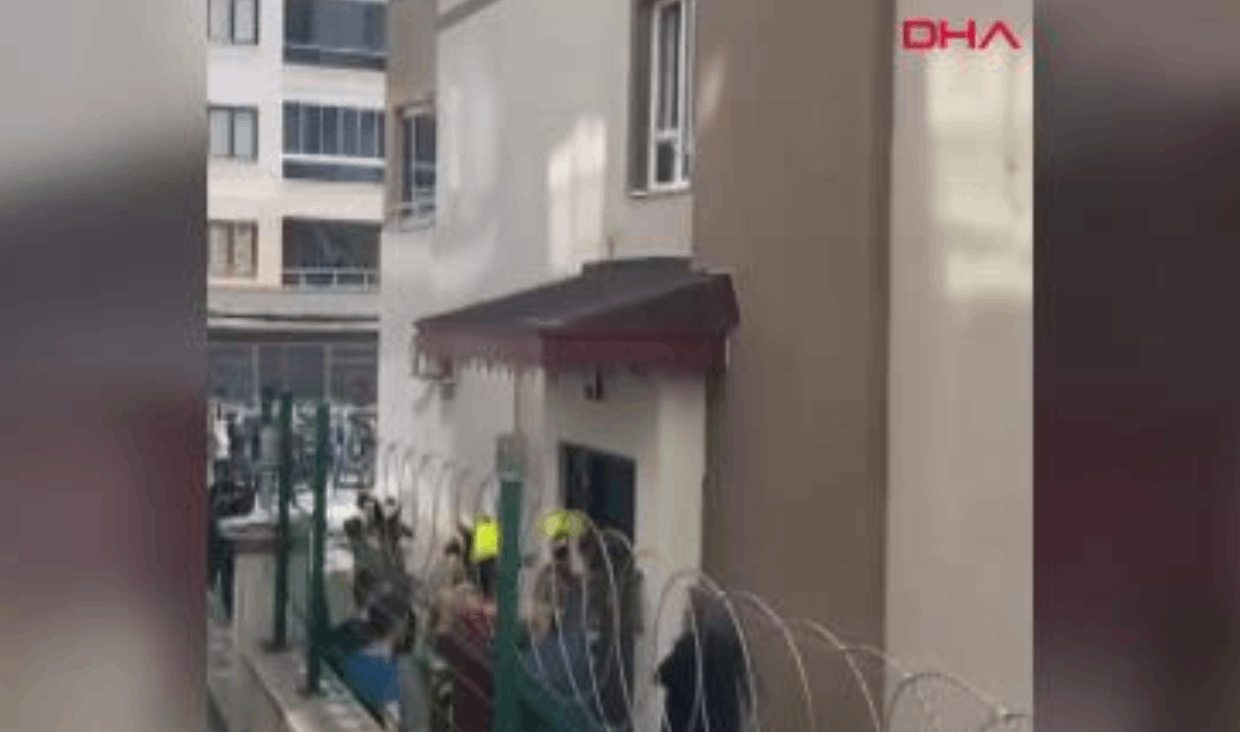 Bursa'daki 5 katlı binada yangın