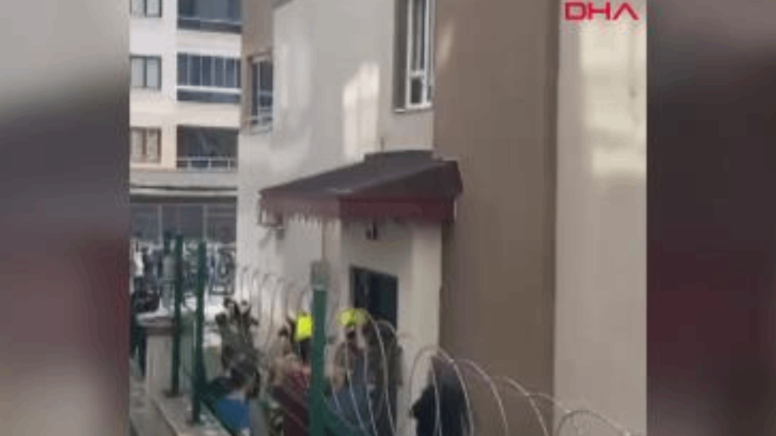 Bursa'daki 5 katlı binada yangın