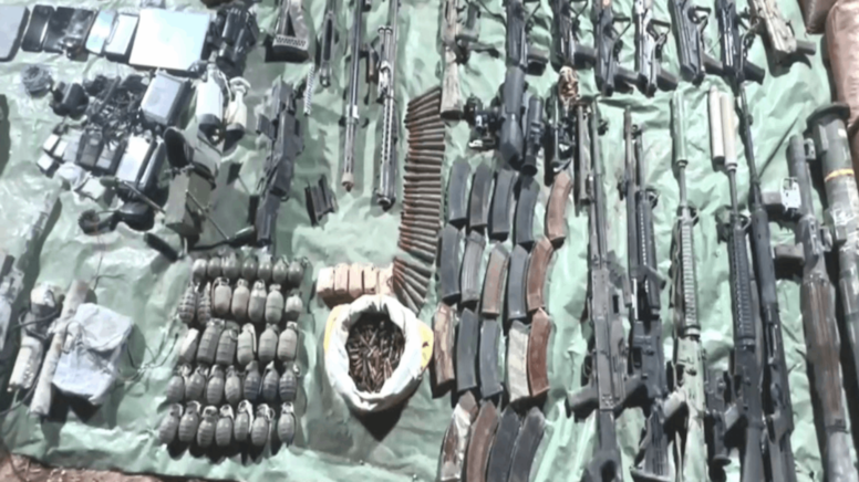 Pençe-Kilit bölgesinde çok sayıda silah ve mühimmat yakalandı