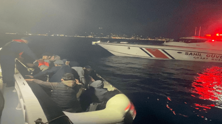Bodrum açıklarında göçmen operasyonu