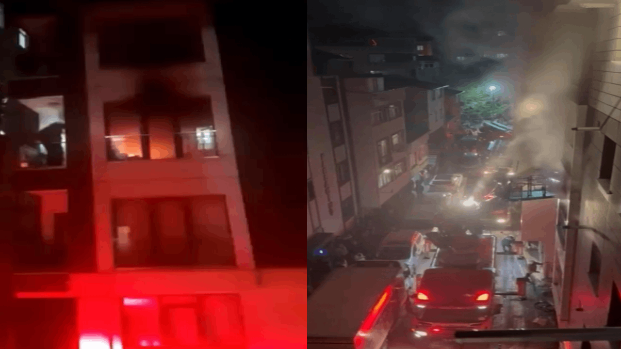 Prizden çıkan yangın Kağıthane'deki evi küle çevirdi
