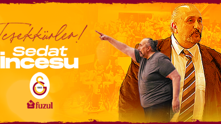 Galatasaray'dan Sedat İncesu'ya teşekkür