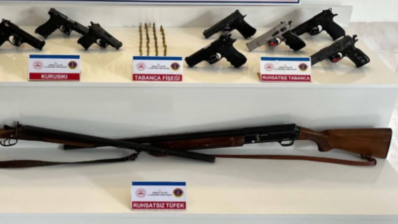 Şanlıurfa'da kaçak silah operasyonunda 16 gözaltı
