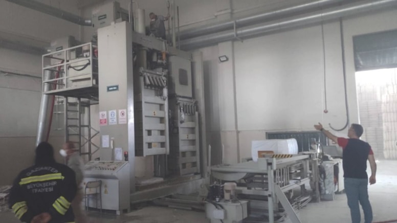 Pamuk fabrikasında yangın: 2 işçi hastanelik oldu