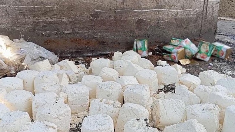 İzmir'de tonlarca bozuk süt ürünü ele geçirildi