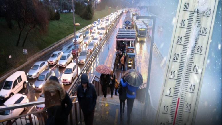 Soğuk hava Türkiye'yi bırakmıyor: İstanbul ve Ankara montlara geri dönecek
