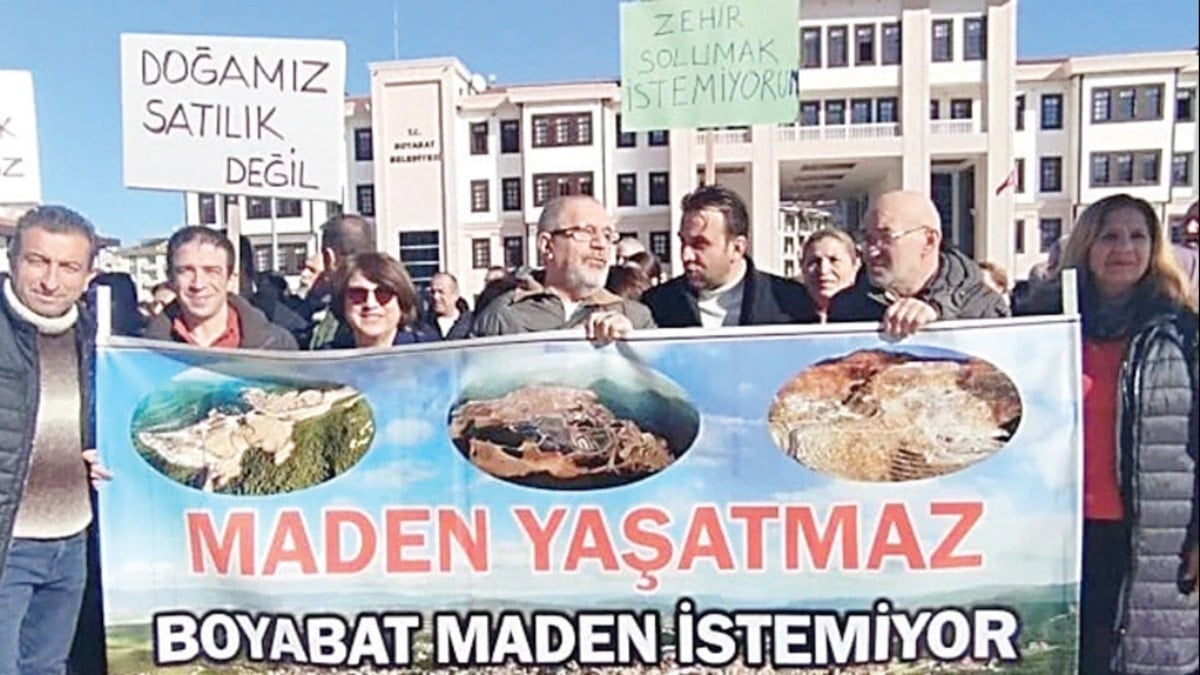 Sinop’ta maden için acele ediyor!
