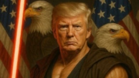 Papalıktan sıkılan Trump, bu kez de Sith lordu oldu