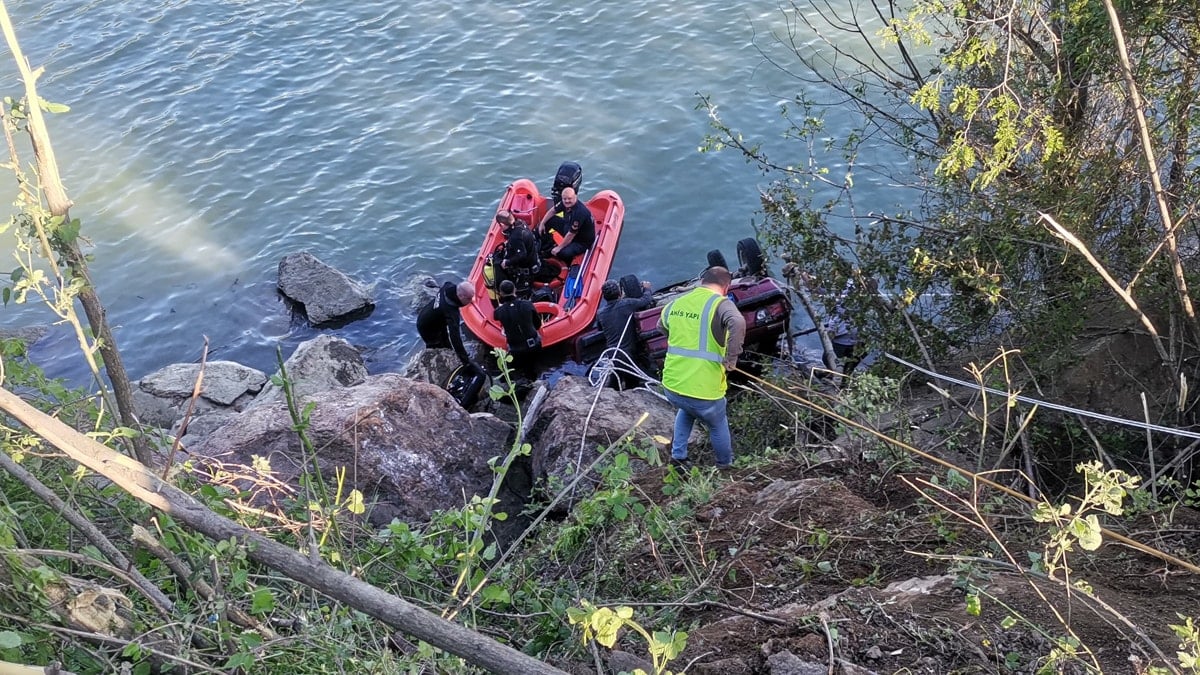 Samsun'da otomobil baraj gölüne uçtu: 1 ölü