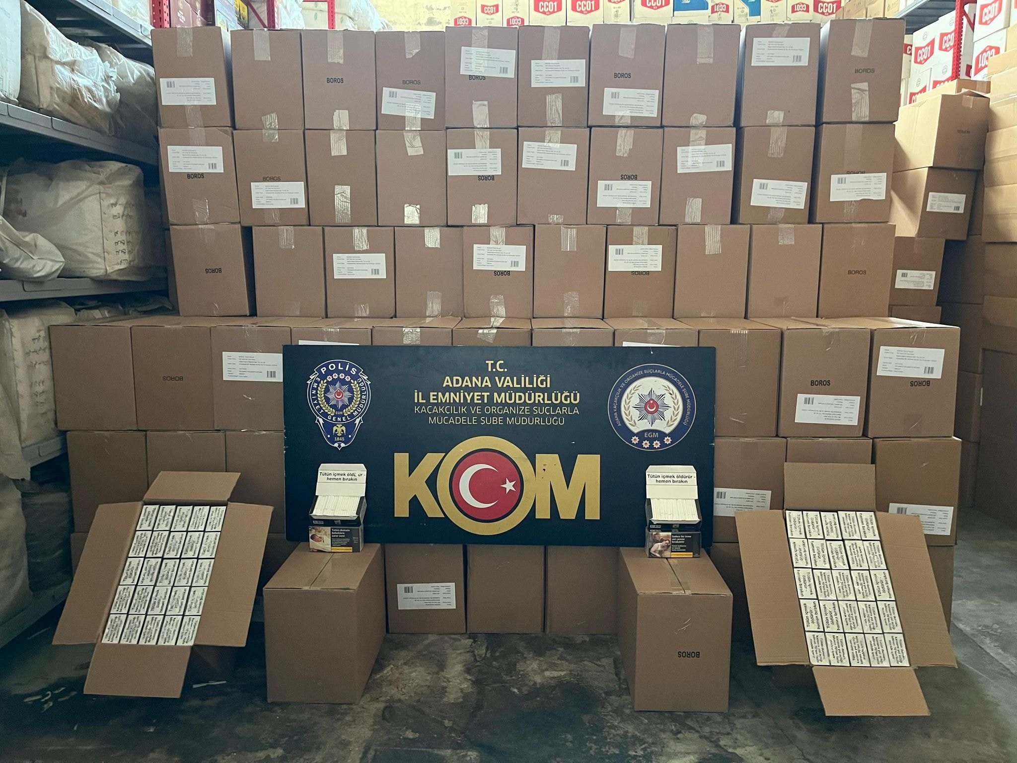 Adana'da dev makaron operasyonu!