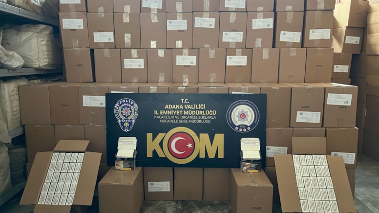 Adana'da dev makaron operasyonu!