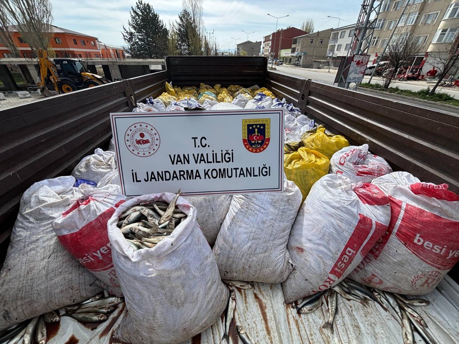 Van'da 3.8 ton inci kefali ele geçirildi