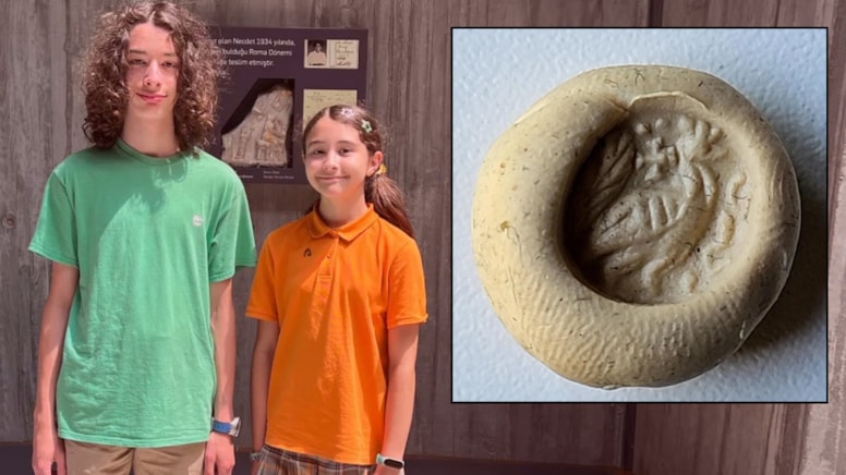 İki kardeş tesadüfen bahçede buldu: O yüzük tarihi eser çıktı!