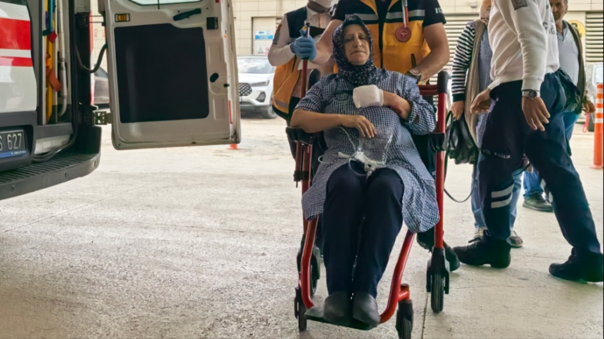 Elini makineye kaptıran işçi yaralandı