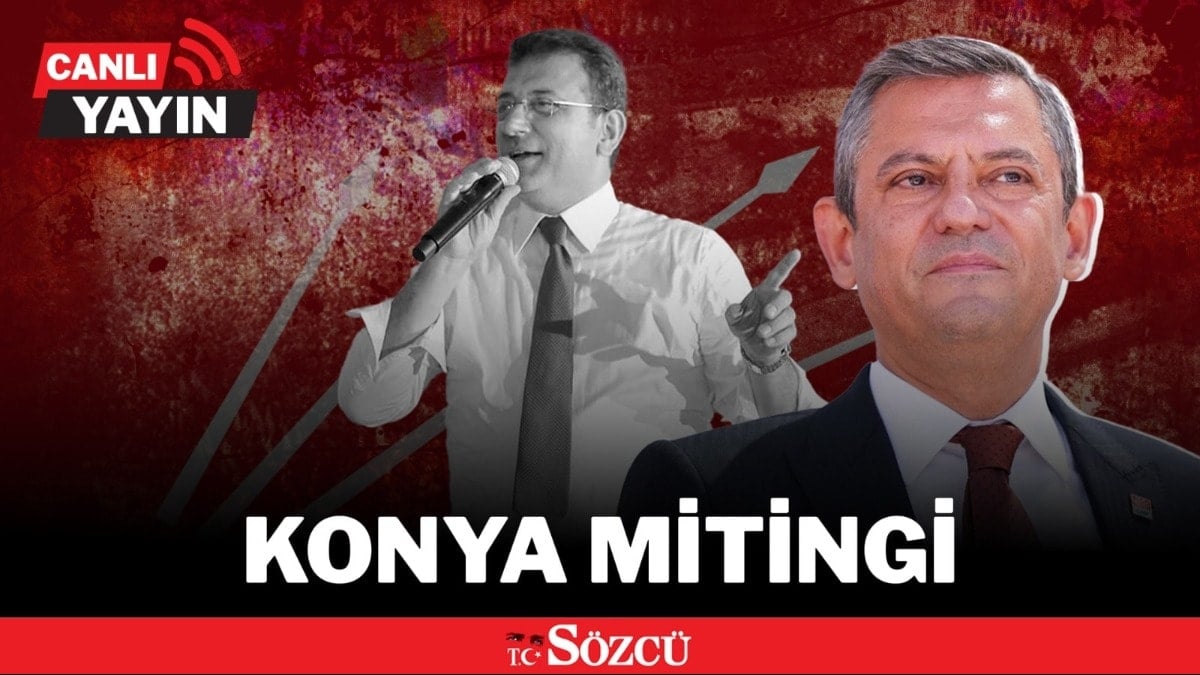 CANLI: Konya'da 'Millet İradesine Sahip Çıkıyor' mitingi başladı
