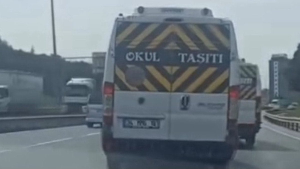 Görüntüler tepki çekmişti:  Okul servisi sürücüleri yakalandı