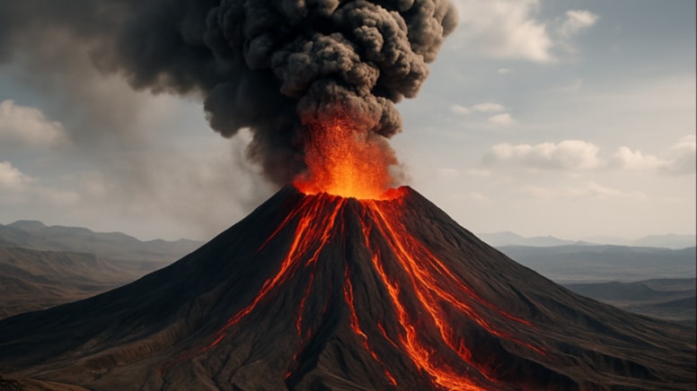 'Zombi' yanardağ 250 bin yıl sonra yeniden hareketlendi