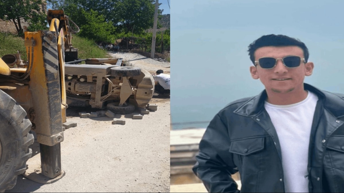 Devrilen forkliftin sürücüsü öldü