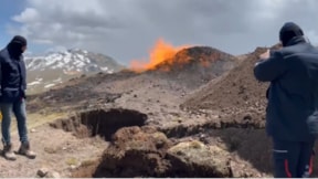 Doğalgaz hattına yıldırım düştü, alevler iki gün boyunca sönmedi