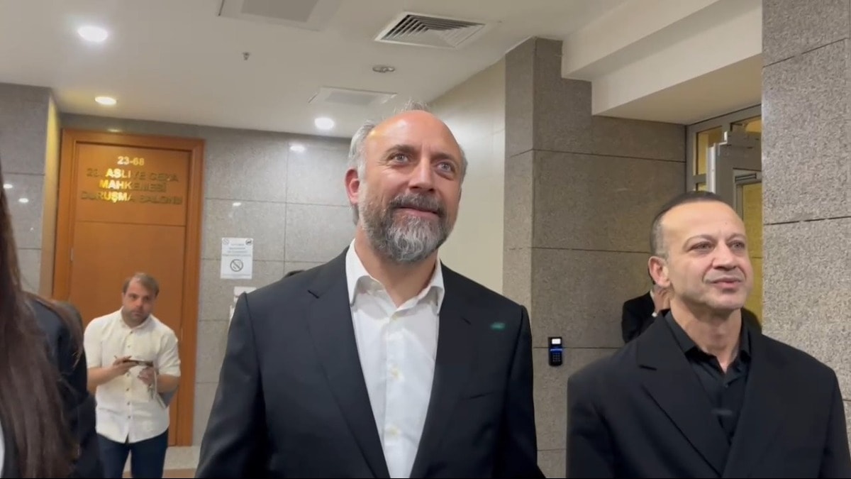 Son dakika... Halit Ergenç ve Rıza Kocaoğlu adliyeye geldi