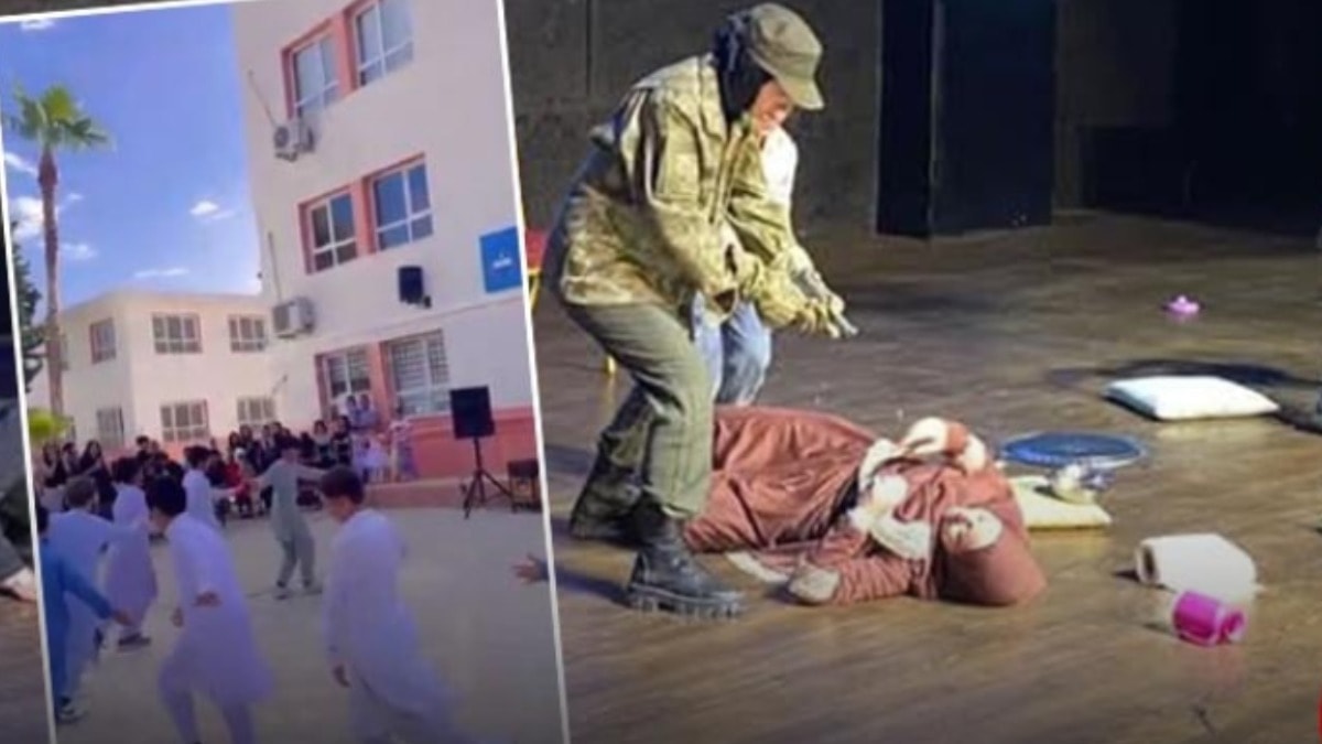Yine ÇEDES yine skandal! Kız çocuklarının eline silah, erkek çocuklarına Afgan kıyafeti