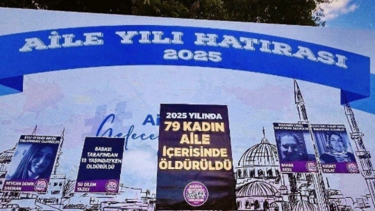 Aile Bakanlığı'nın 'Aile Yılı' panosu kadınları ayağa kaldırdı