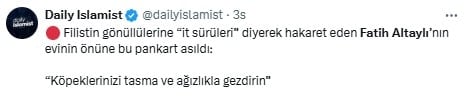 Fatih Altaylı’ya Açık Tehdit: “Yaşadığın Yeri Biliyoruz” Mesajı Evinin Önüne Asıldı Fatih Altaylı