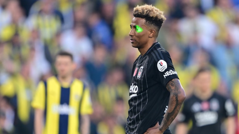 Gedson Fernandes'e lazer tutan taraftarın cezası belli oldu