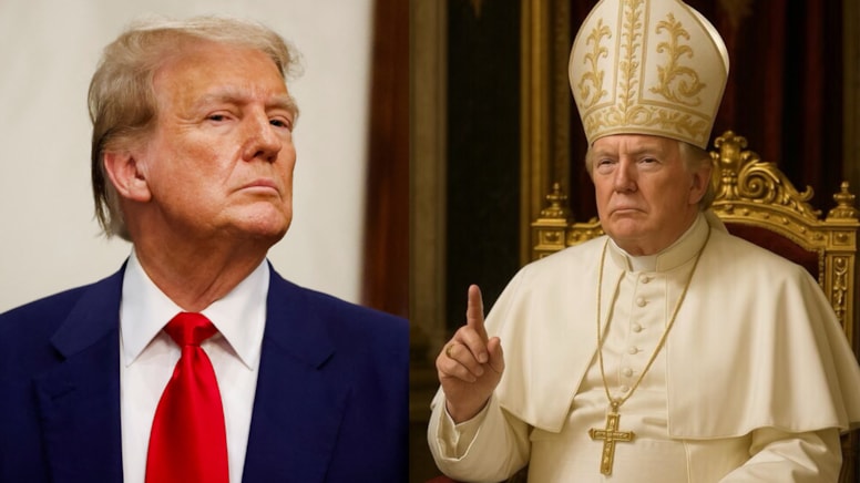 Papa Trump mı? Paylaştığı fotoğraf gündem oldu