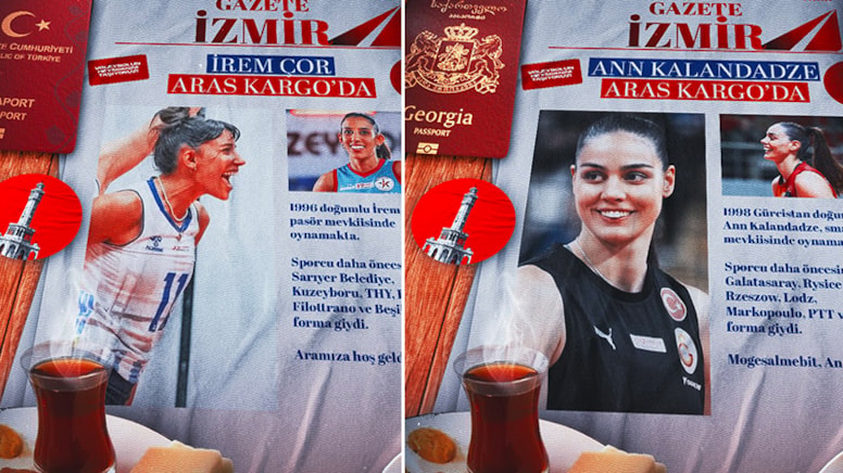 İrem Çor ve Ann Kalandadze, Aras Kargo'da