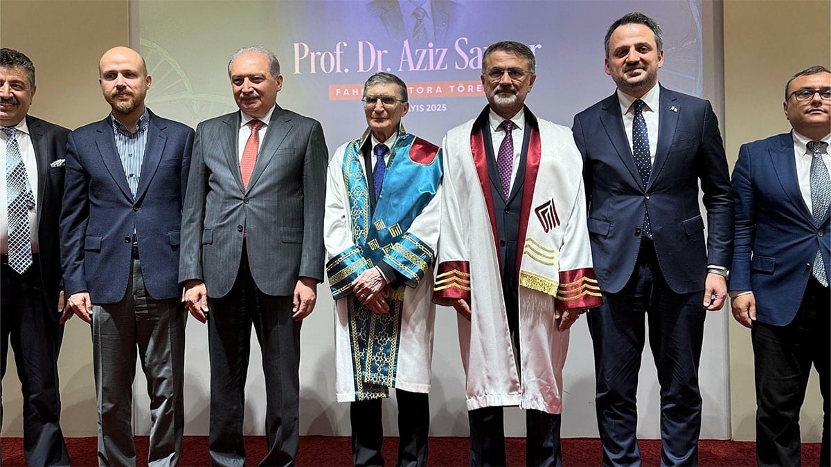 Aziz Sancar'a fahri doktora