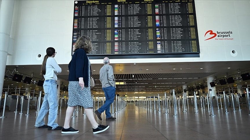 Belçika'da kamu çalışanları greve gitti