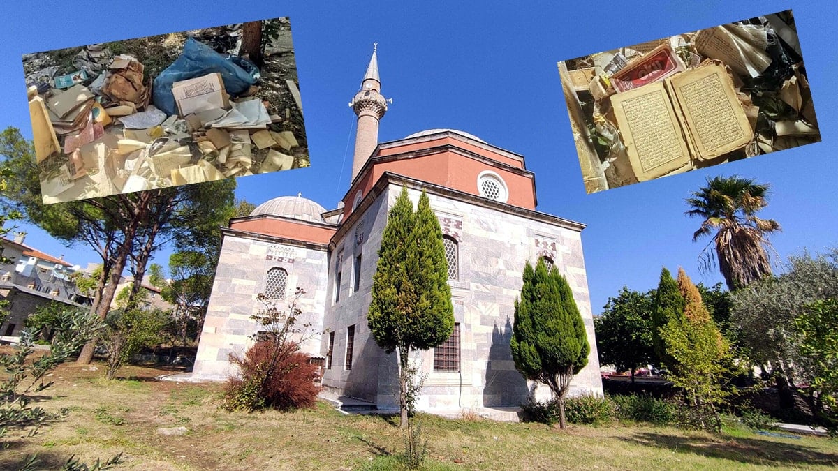 1300 yıllık camiinin bahçesinde skandal: Görüntüler büyük tepki topladı