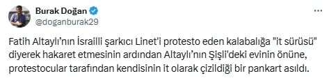Fatih Altaylı’ya Açık Tehdit: “Yaşadığın Yeri Biliyoruz” Mesajı Evinin Önüne Asıldı Fatih Altaylı